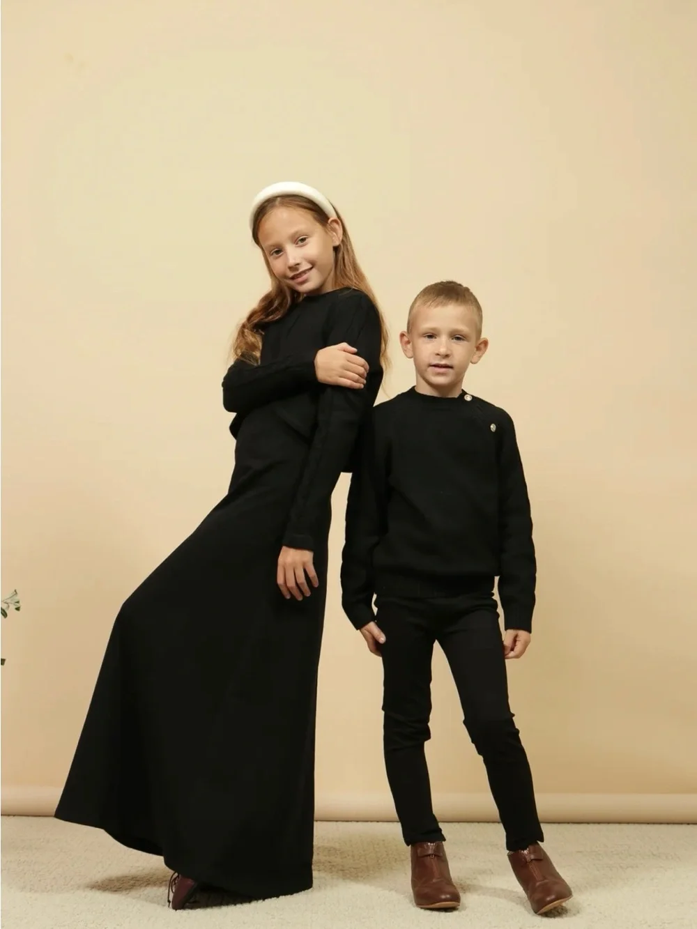 NUMU VISCOSE JUMPER black maxi dress Size 22
